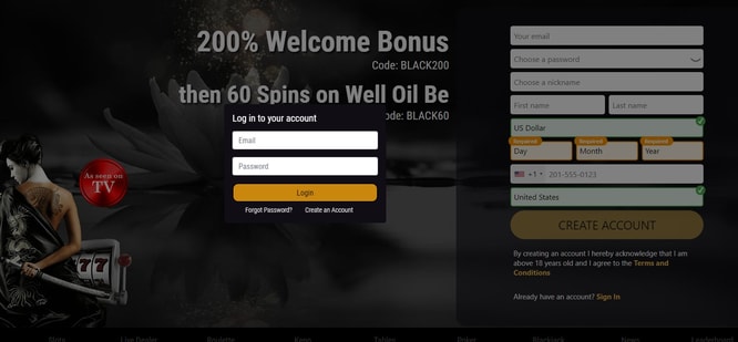 Black Lotus Casino Login