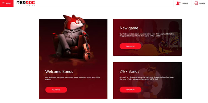 Red Dog Casino Bonuses