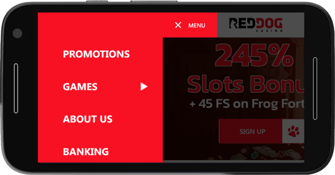 Red Dog Casino Mobile