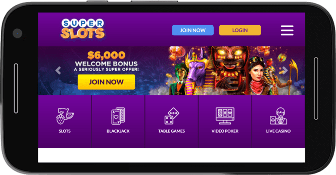 Super Slots Casino Mobile